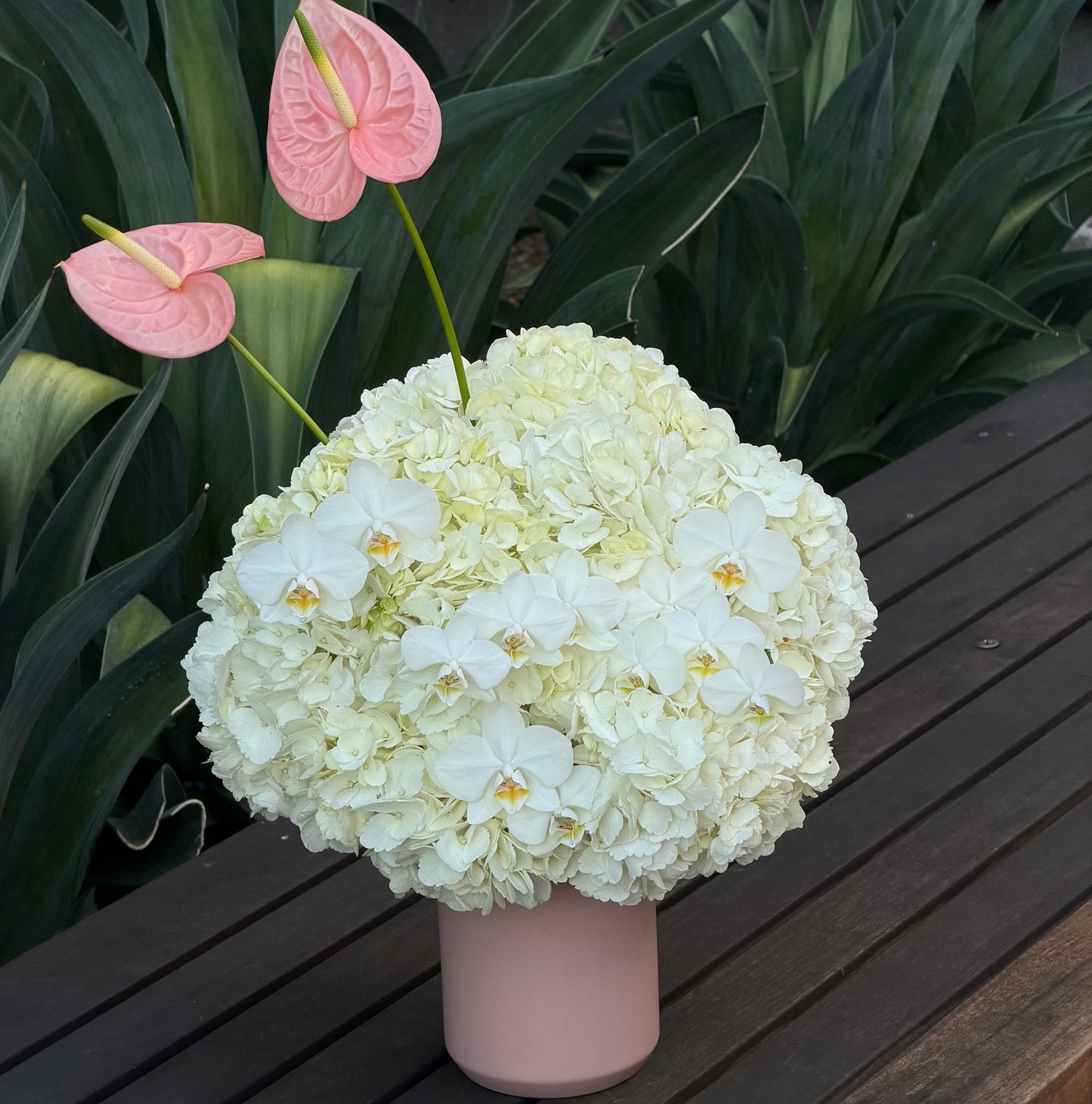Hydrangea & Orchid